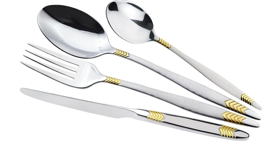 304 Paslanmaz Çelik Platin Seri 72 Parça 18/10 Çatal Kaşık Bıçak Takımı