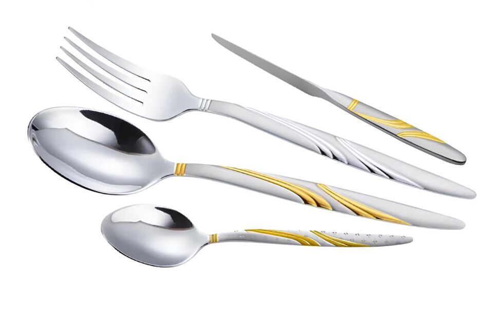 304 Paslanmaz Çelik Royal Seri 84 Parça Çatal Kaşık Bıçak Takımı