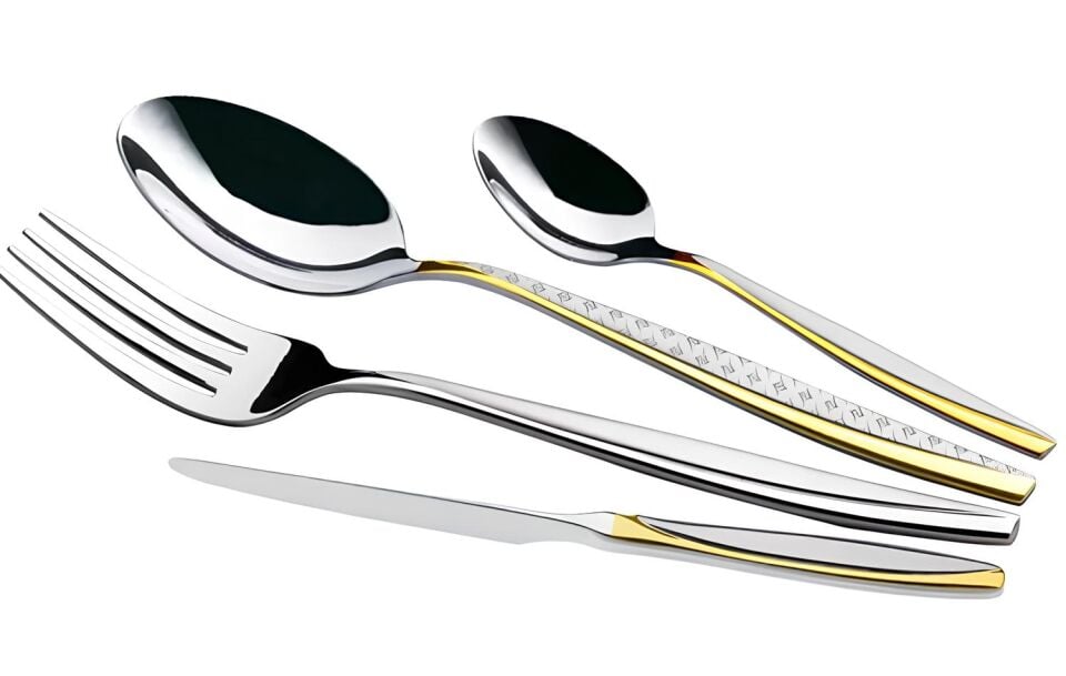 304 Paslanmaz Çelik Süper Set 84 Parça Çatal Kaşık Bıçak Takımı