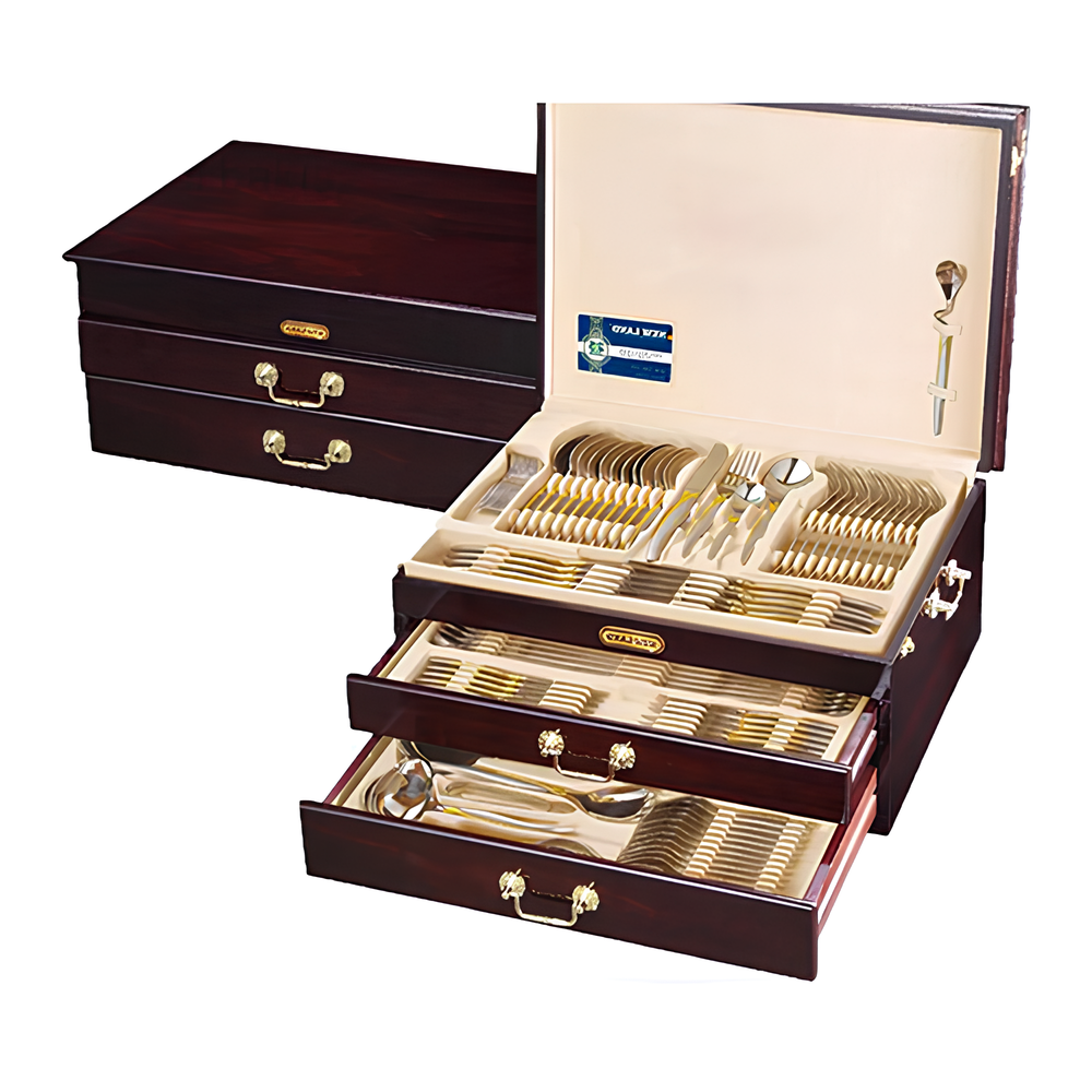 304 Paslanmaz Çelik Çeyiz Sandığı 18/10 Gold Seri