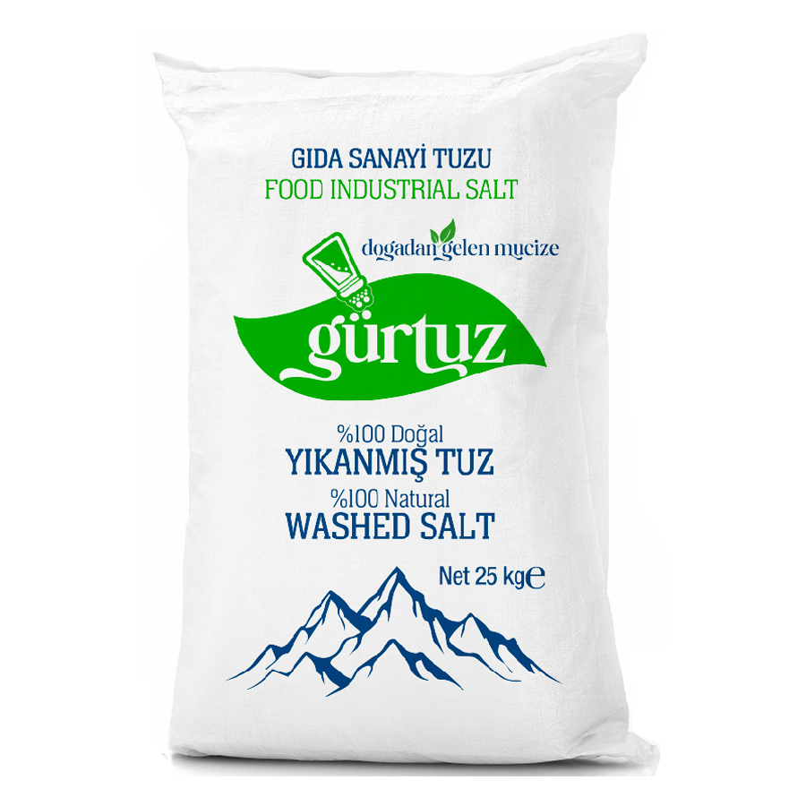 Gürtuz İyotsuz Gıda Sanayi Tuzu 25 Kg