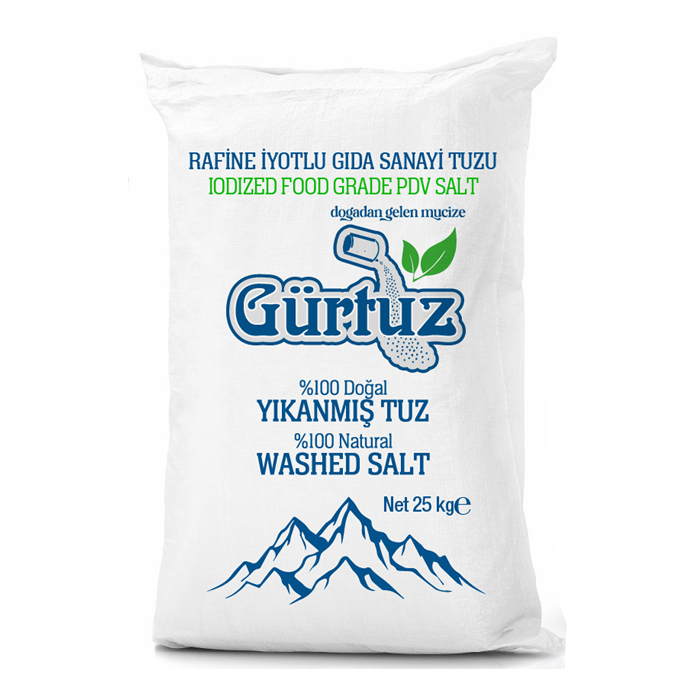 Gürtuz iri taneli Gıda Sanayi kaynak Tuzu 25 Kg