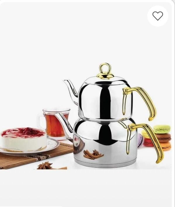 304 310 316 KALİTE GÜRÇELİK ÇAYDANLIK TAKIM 1.7 LİTRE 2.2 LİTRE