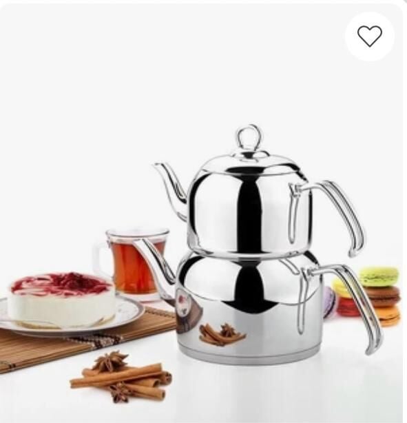 304 310 316 KALİTE GÜRÇELİK ÇAYDANLIK TAKIM 1.7 LİTRE 2.2 LİTRE