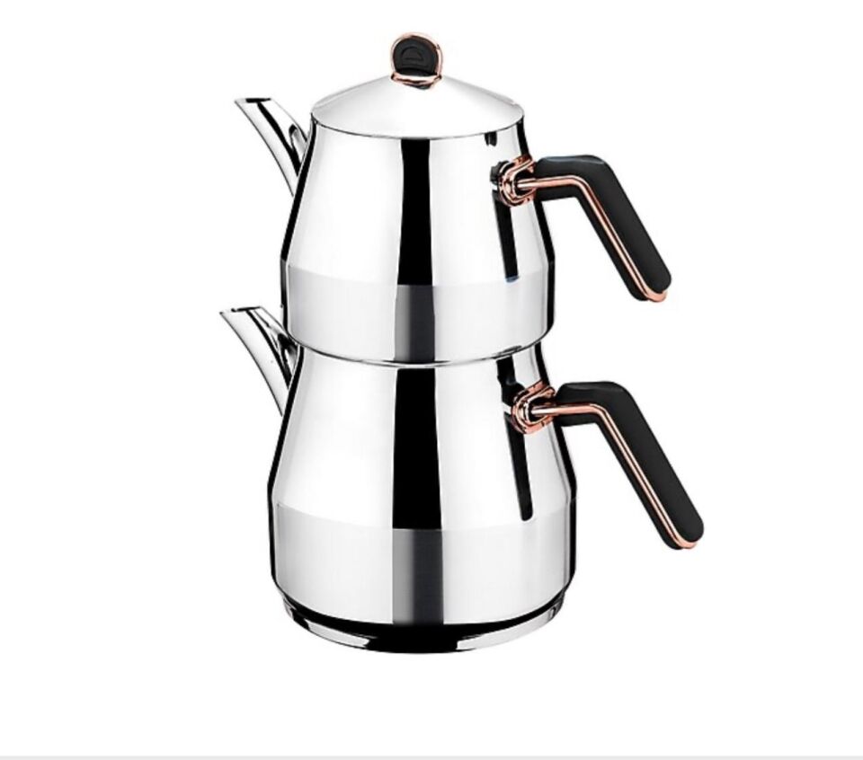 304 310 316 KALİTE GÜRÇELİK ÇAYDANLIK TAKIM 1.7 LİTRE 2.2 LİTRE