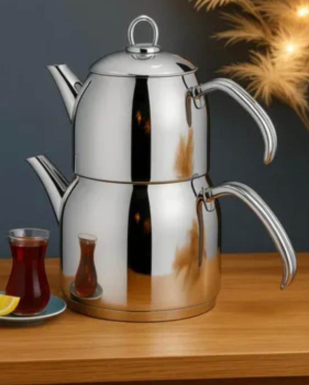 304 310 316 KALİTE GÜRÇELİK ÇAYDANLIK TAKIM 1.7 LİTRE 2.2 LİTRE