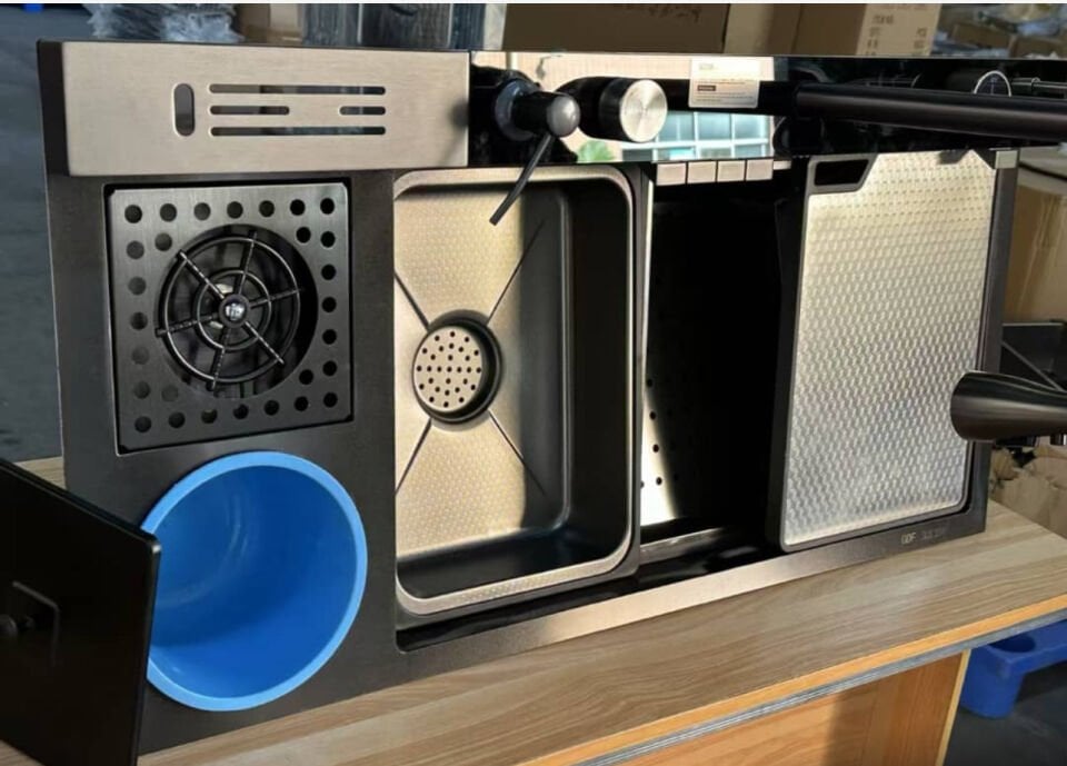 Dijital Ultrasonik Akıllı Evye – Ev ve İşyeri Kullanımı, Bıçak Tutucu Özellikli