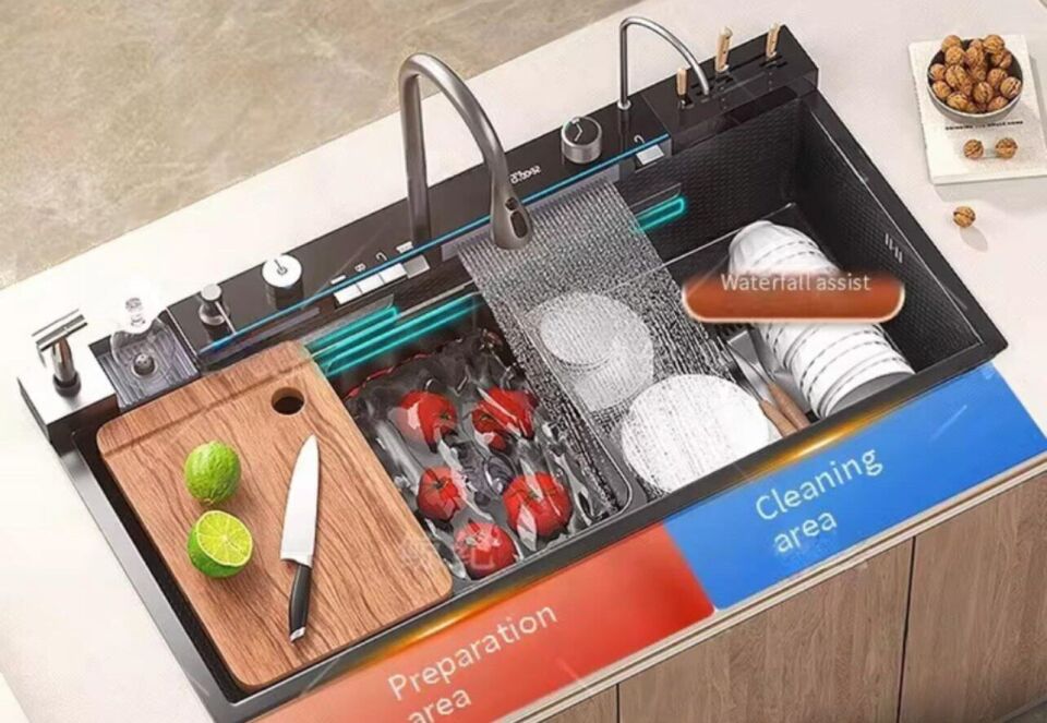 Dijital Çok Amaçlı 4 Tuşlu Akıllı Eviye – Ev ve İşyeri Uyumlu