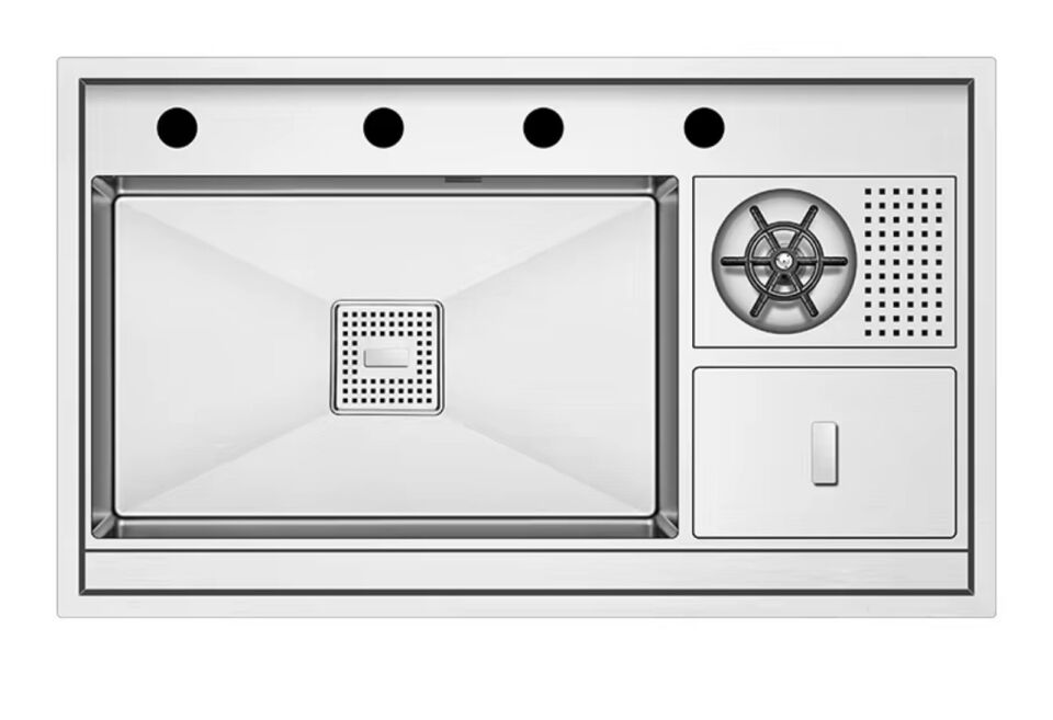 Akıllı Ultrasonik Kapaklı Eviye – Ev, İşyeri ve Otel Kullanımına Uygun