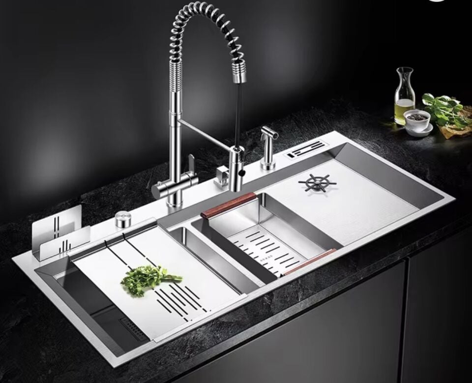 Otel ve Lokanta İçin Uzaktan Kumandalı Akıllı Kapaklı Eviye