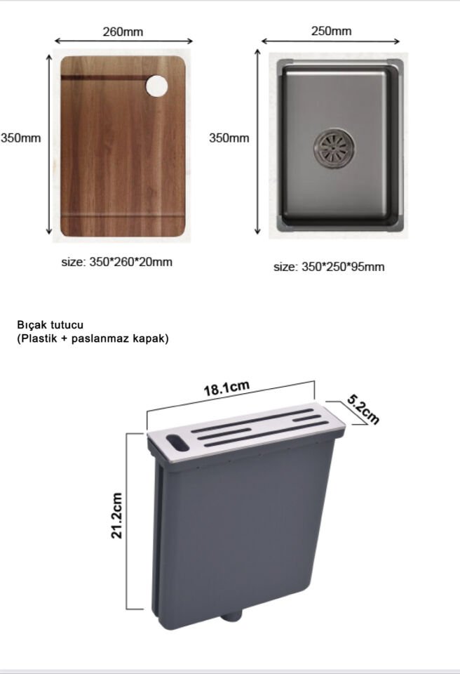 Çok Amaçlı Dijital Akıllı Evye – Ev, İşyeri ve Otel Kullanımına Uygun