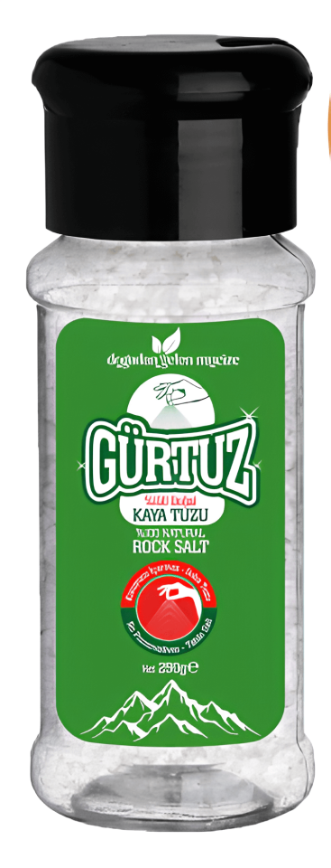 Gürtuz Kendinden Değirmenli Kaya Tuzu 125 Gram