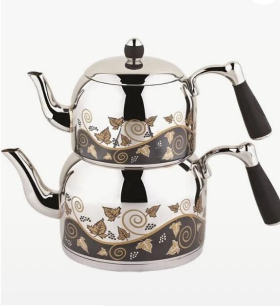 304 310 316 KALİTE GÜRÇELİK ÇAYDANLIK TAKIM 1.7 LİTRE 2.2 LİTRE