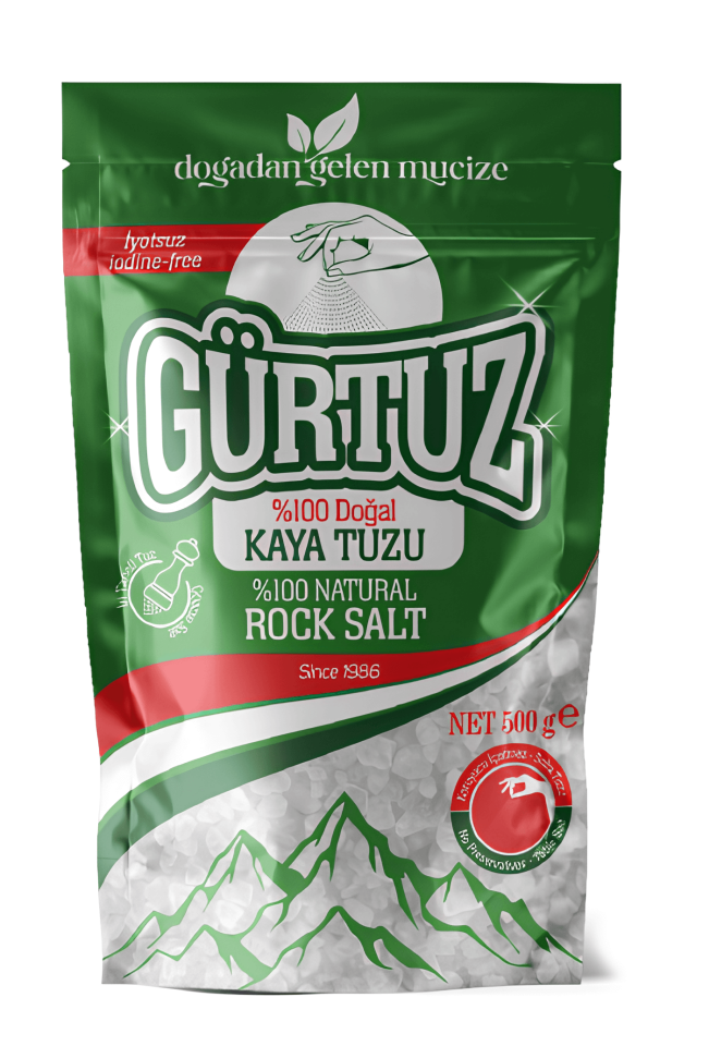 Gürtuz Değirmenlik Kaya Tuzu Doypack 500 Gram