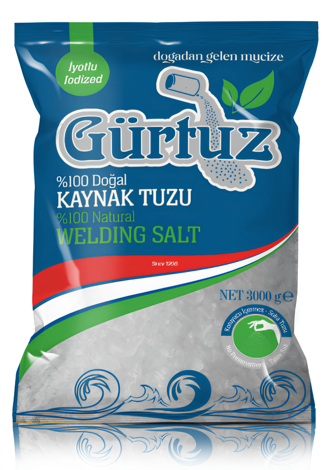 Gürtuz İyotlu Kaynak Sofra Tuzu 3000 Gram